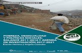 POBREZA, DESIGUALDAD Y POLÍTICAS SOCIALES: DE … · 2018-09-09 · 1 Pobreza, desigualdad y políticas sociales: Balance 2011-2016 y Agenda de investigación 2017-20211 Javier Herrera