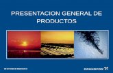 Presentación General de ProductosVisión General –UPA 120 Clasificación: Aumento de presión domestica Aplicaciones: > Presurización de agua en uso ... completo del motor, controles,
