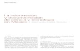 La información documentación de ciencia y tecnologíarevistas.bancomext.gob.mx/rce/magazines/376/8/RCE12.pdf · documento La información y documentación de ciencia y tecnología