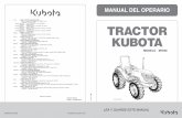 MANUAL DEL OPERARIOaspersorasagricolas.com/storage/pdfs/modelos/...KUBOTA Corporation es ··· Desde sus inicios en 1890, KUBOTA Corporation ha crecido hasta convertirse en una de