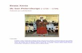 Beata Xenia de San Petersburgo (~1735 - ~1794)orthodoxmadrid.com/.../uploads/2011/03/Beata-Xenia.pdfBeata Xenia de San Petersburgo (~1735 - ~1794) Traducido por Ludmila Betin Contenido: