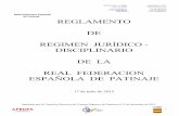 Real Federación Española REGLAMENTO DE REGIMEN JURÍDICO ... DISCIPLINARIO Def. 17-7... · e-mail: bcn@fep.es 6 egislación específica del sobre Federaciones bre, sobre Disciplina