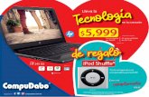 Tae - Compudabo · 2018-02-02 · DVD RW Laptop Vivobook Max 4 GB en Ram 1 TB COMASU081 Precio regular de $11,099 24 mensualidades de $462.46 Pantalla 14” LED Laptop 245 G5 Intel