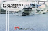 PISO VINILICO CONDUCTIVO - Peru Vinyl CONDUCTIVO...INSTALACIÓN DE PISO CONDUCTIVO IMPORTANTE • Para esta instalación necesitas de cinta de cobre y adhesivo conductivo • Mantener