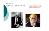 TEMA 8 - wpd.ugr.eswpd.ugr.es/~rnavajas/wp-content/uploads/2017/03/TEMA_8_GI.pdf · TEMA 8 GENÉTICA EVOLUTIVA “Nada tiene sentido en Biología si no es a la luz de la Evolución”