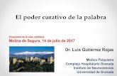 El poder curativo de la palabra · El poder curativo de la palabra Dr. Luis Gutiérrez Rojas Médico Psiquiatra Complejo Hospitalario Granada Instituto de Neurociencias Universidad