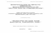 AMPLIACIÓN BULEVARD PUENTE CARACOL (KM 115+400) FUENTE LAS MARIPOSAS …sinat.semarnat.gob.mx/dgiraDocs/documentos/oax/estudios/... · 2014-02-13 · Modernización de la Carretera
