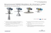 Rosemount 5900S Medidor de nivel por radar · Mide distintos productos excepto asfalto o elementos similares, para los cuales se requiere una antena parabólica Precisión de transferencia