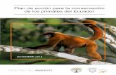 ÁREA DE DISEÑOaem.mamiferosdelecuador.com/images/pdf/Gepe/Tiriraetal...Plan de acción para la conservación de los primates del Ecuador DICIEMBRE 2018 Editado por Diego G. Tirira