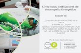 Línea base, Indicadores de desempeño Energético · 2017-05-03 · Línea base, Indicadores de desempeño Energético Ph. D. Juan Carlos Campos Basado en Contenido del Manual en