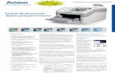 Escáner de producción dúplex para gran volumenlatam.tiedcomm.com/Scanners/MediaProduccion/AD8120P/...Tecnología de protección de papel La tecnología de protección de papel protege