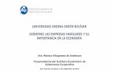 UNIVERSIDAD ANDINA SIMÓN BOLÍVAR GOBIERNO LAS …portal.uasb.edu.ec/UserFiles/385/File/EFamiliar_Monica... · 2015-09-23 · Ante la dificultad de contentar a todos (familia, empresa