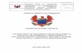 FUERZA AÉREA COLOMBIANA · 2017-12-22 · fuerza aÉrea de colombia fuerza aerea colombiana calzado bota de seguridad dielÉctrica para el personal de bomberos y mantenimiento (soldador,