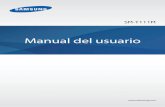 Manual del usuariomanuales.fravega.com/media/manuales/700306.pdf · Empuje la tarjeta SIM o USIM dentro de la ranura hasta que quede fija en su lugar. • No inserte la tarjeta de