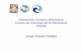Interacción Océano-Atmósfera Centro de Ciencias de la ... · Calidad del aire (Dr. Agustín García) CCA desde 2006 Oleaje (desde 2010) PEMEX 2010, 2013 SMN 2012 CCA 2010 Marea