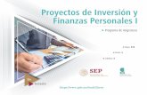 Proyectos de Inversión y Finanzas Personales I...Finanzas Personales I Programa de Asignatura Formación Específica Presentación 5 Fundamentos del programa 6 Perfil de egreso 10