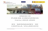 ANEXO III PLAN DE CONVIVENCIA Curso 2019-2020 IES MERINDADES DE …iesmerindadesdecastilla.centros.educa.jcyl.es/sitio/... · 2019-11-16 · ANEXO III PLAN DE CONVIVENCIA Curso 2019-2020