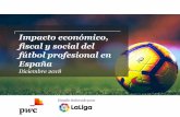 Impacto económico, fiscal y social del fútbol profesional en España · 2019-02-28 · El objetivo del informe es cuantificar y analizar el impacto económico, fiscal y social que