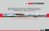REPORTE FISCAL TRIMESTRAL: SEGUIMIENTO DE LAS REGLAS FISCALES DE … · 2016-09-26 · 5 el incremento de dicho ratio fue equivalente a 0,4% del PBI. Al 2T2016 la deuda externa e