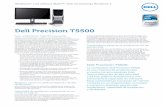 Dell Precision T5500 · Máx. de 2 discos duros SAS en el chasis de escritorio. Configuración de torre de 4 discos duros para entornos de rack disponible mediante pedido especial.