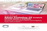 Adobe Photoshop CC Completo (Niveles b?sico y avanzado)Curso Online de Adobe Photoshop CC Completo (Niveles básico y avanzado) ... Asimismo, cada una de las unidades del curso dispone