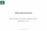 ORGANIGRAMA · 2020-02-15 · organigrama caja rural de jaÉn, barcelona y madrid, s.c.c. actualizado a 26/12/2018. estructura de la entidad asamblea general consejo rector presidencia