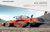 DL420A · 2018-12-19 · Rendimiento y productividad La DL420A posee gran potencia y fuerza eficaz, y una mayor penetración en los materiales más duros. La excepcional tracción