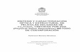 Robinson Moreno Mendoza - Universidad Nacional De Colombia · parámetros con resultados de caracterización, usando técnicas tales como: espectrofotometría UV-VIS- NIR, difracción
