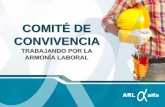 COMITÉ DE CONVIVENCIA - segurosalfa.com.co de convivencia...representantes del empleador y 2 del trabajador con sus respectivos suplentes Res. 1356 de 2012 En las entidades con ...