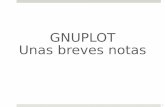 GNUPLOT Unas breves notas - UGRergodic.ugr.es/cphys/UTILES/gnuplot_v2.pdf · 2016-02-25 · Gnuplot: Comandos Básicos (III) 4 Ejercicios: Ajustar mediante una regresión lineal los