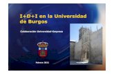 I+D+I en la Universidad de Burgos - CBECYL · microscopía electrónica de barrido la microestructura del material, o el origen de una rotura. Asimismo, dispone de la instrumentación