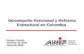 Desempeño Pensional y Reforma Estructural en Colombia · 28,2 24,9 2,1 0 1,2 7 14 21 28 2001 2003 2005 2007 2009 2011 2013 2015 2017 3 Ahorro Pensional en Colombia (% del PIB, a