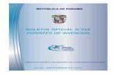 BOLETIN OFICIAL N°356 - Ministerio de Comercio e Industrias · 92287 01 pi sistema de control basado en radiofrecuencia para la prevenciÓn de riesgos laborales 45 92289 01 pi proceso