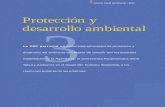 Protección y desarrollo ambiental 3Informe Anual del Director – 2001 3 Protección y desarrollo ambiental La OSP participó ennumerosas actividades de protección y desarrollo del