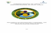GOBIERNO REGIONAL DE LORETO DIRECCIÓN REGIONAL DE SALUD LORETOredsaludatem.gob.pe/ocms/archivos/transparencia/... · 2016-06-21 · institucional de la Dirección Regional de Salud