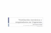 Ventilación mecánica y respiradores en Urgencias · 2018-05-16 · 1 Ventilación mecánica (VM)1. Ventilación mecánica (VM) Un poco de HISTORIA… Primer ventilador de ió iti