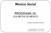 Presentación de PowerPoint - México Socialmexicosocial.org/wp-content/uploads/2019/04/Programa_10.pdf · TRAYECTORIA ACADÉMICA Y LABORAL DE CUAUHTÉMOC CÁRDENAS ... renovada carta