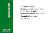 Informe Estadístico de Causas de Mortalidad en Andalucía · países de renta baja se debieron a enfermedades transmisibles, y a afecciones maternas, perinatales y nutricionales;