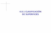 4.0.1 CLASIFICACIÓN DE SUPERFICIEScad3dconsolidworks.uji.es/t2/38.pdfson tan complejas, que las superficies no tienen interés práctico ... características que las diferencian del