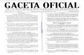 GACETA OFICIAL - juris-line.com.ve · 2019-03-07 · GACETA OFICIAL DE LA REPÚBLICA BOLIVARIANA DE VENEZUELA ~rans~orte ~errestre (CTVlT), a las ciudadanas y los ciudadanos que en