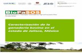 Caracterización de la ganadería bovina en el estado de ... · Zapopan, Tlaquepaque, Tlajomulco de Zuñiga y Tonalá (SEMARNAT 2015). Jalisco es uno de los estados más desarrollados