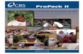 CRS - ProPack II: Gerencla e Implementacion de Proyectos ... · CRS información básica del proyecto, y herramientas desde la fase inicial de diseño hasta el cierre del proyecto.