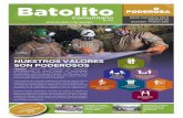 Batolito · 2019-05-14 · 2 Boletín Batolito Comunitario Diciembre - Febrero 2018 L os jóvenes del anexo de Zarumilla ahora cuentan con un nuevo y moderno centro educativo en el