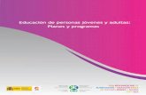 Educación de personas jóvenes y adultas: Planes y programasoei.org.ar/.../2018/05/Anexo-4-Informe-EPJA-Planes... · La alfabetización no solo se constituye como el aprendizaje