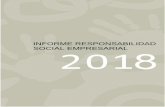 INFORME RESPONSABILIDAD SOCIAL EMPRESARIAL · institucional en material de Responsabilidad Social Empresarial (RSE) del ... contenido en el Capítulo II, Título I, Libro 10° de