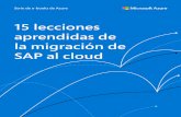 15 lecciones aprendidas de la migración de SAP al cloud · 15 lecciones aprendidas de la migración de SAP al cloud 26 Índice. 01 Migración de ... e integración de productos enriquecidos