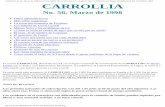 CARROLLIA - Mensa España · 2006-04-19 · el término ecuaciones diofánticas, que se refieran a las de soluciones enteras. Un epigrama griego nos narra de forma concisa su vida.