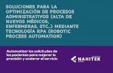optimización de procesos administrativos (alta de nuevos ... · Automatización de los procedimientos para optimizar los procesos de gestión del ciclo de aprobación de facturas