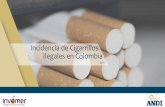 Incidencia de Cigarrillos Ilegales en Colombia cigarrillos.pdfcontrabando de cigarrillos en Colombia, con el fin de establecer su tendencia y compartir la información con la opinión