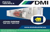 JOHN DEERE - DMIndustrial · 2019-05-22 · una carga resistiva variable por un periodo de 1 hora desde 0 a 100% de la carga. 2. Controles y accesorios seleccionados para operar juntos